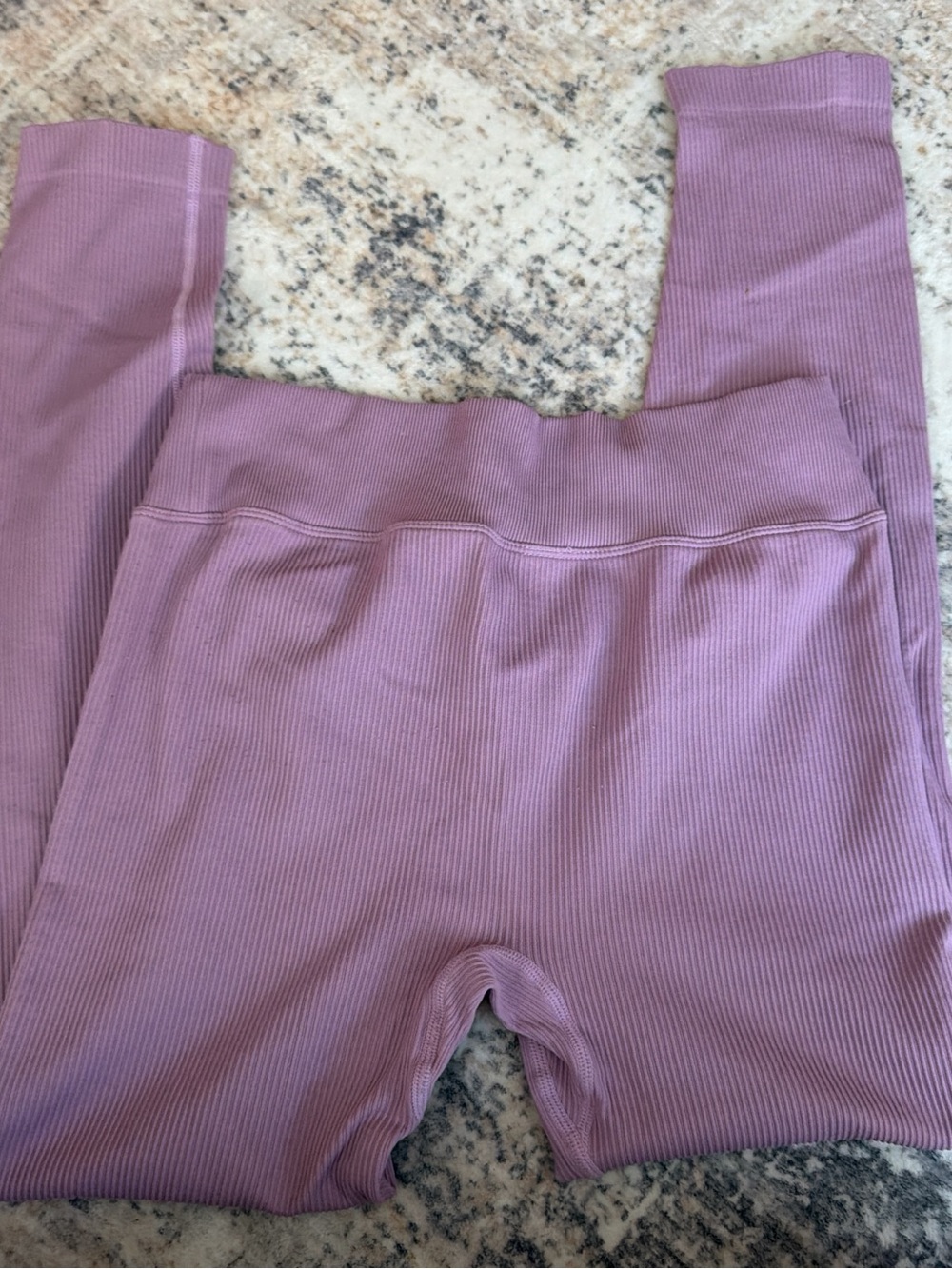 OQQ Bubblegum Ribbed Leggings size XL - Picture 2 of 3